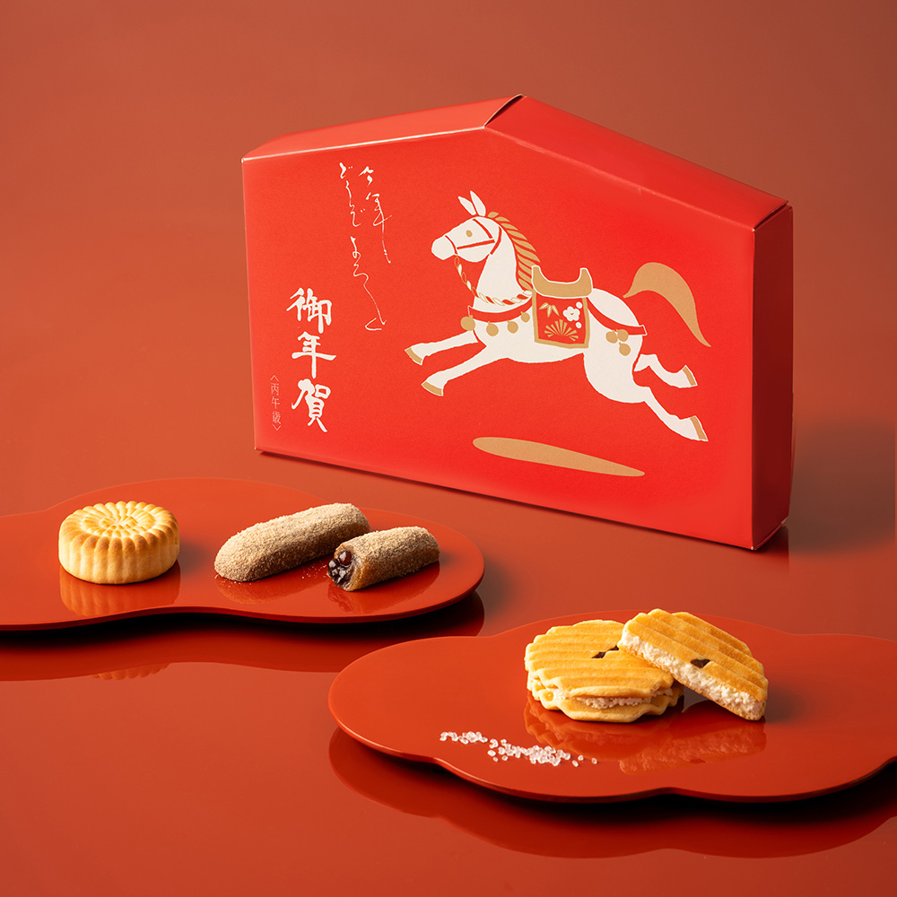 迎春特別詰合せ 絵馬箱「午」