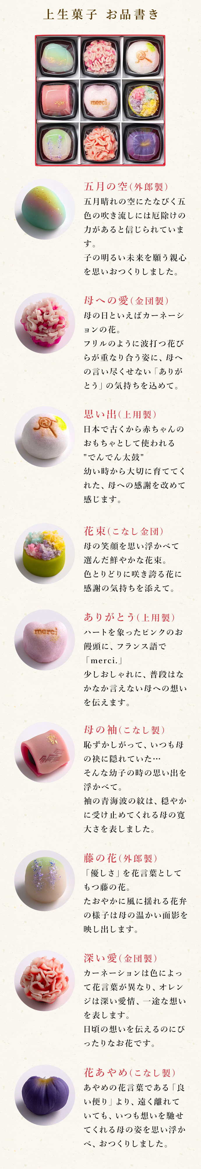 上生菓子四季撰