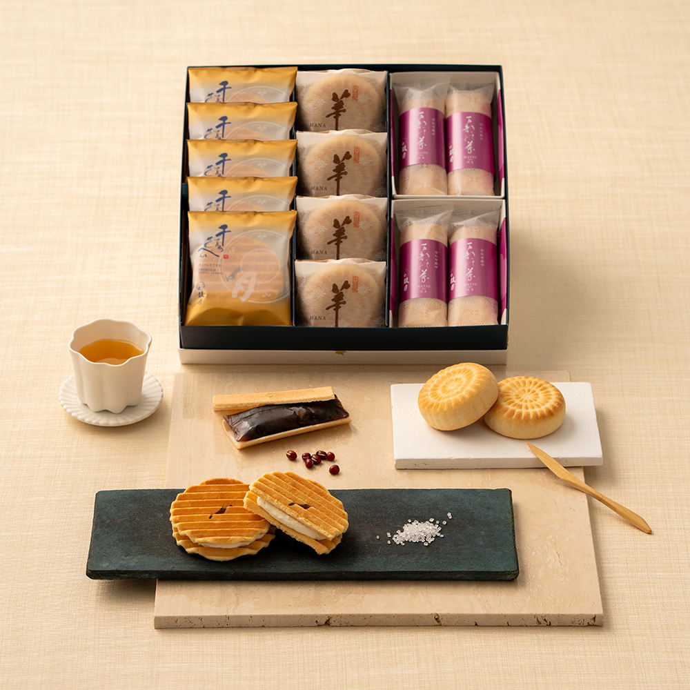 定番銘菓 和菓子3種詰め合わせ