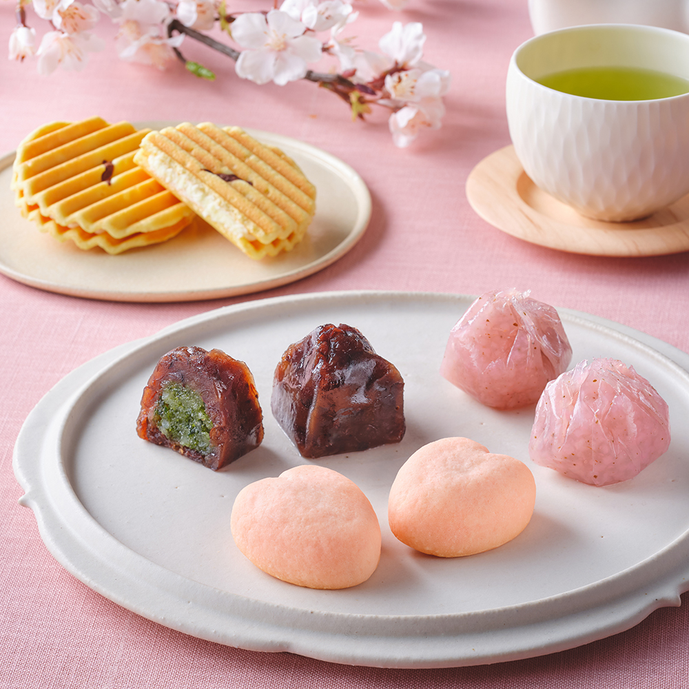 春ギフト 和菓子4種詰め合わせ 25個入