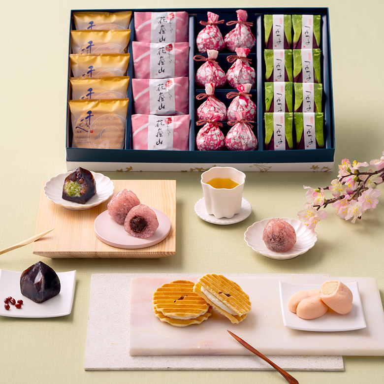 春の和菓子4種詰め合わせ 17個入
